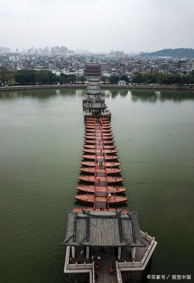 美图欣赏|中国古代四大名桥之一的广济桥,真佩服古人的智慧!